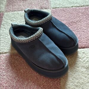 UGG Desert Blue Tazz Platform Slipper